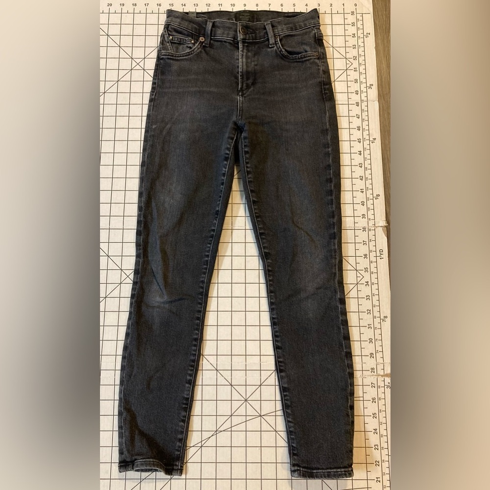 Citizens of Humanity Women’s Size 25 Dark Gray Rocket Crop Midrise Skinny Jeans